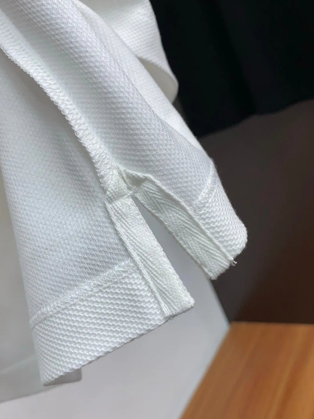 Italian old money style summer pure cotton Haiou collar simple casual short-sleeved polo shirt