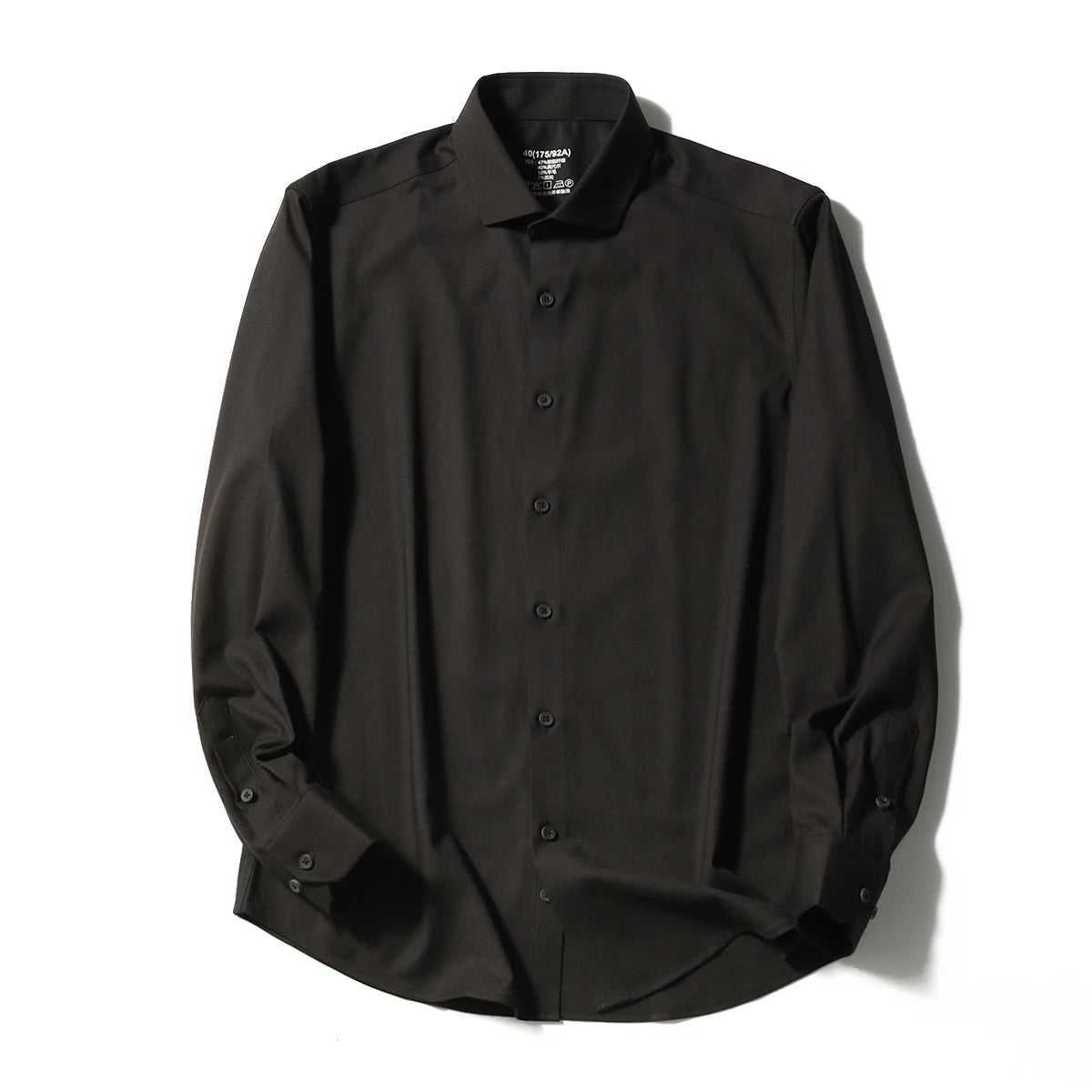 Premium old money style, spring and autumn new modal wool blended long-sleeved shirt business casual shirt