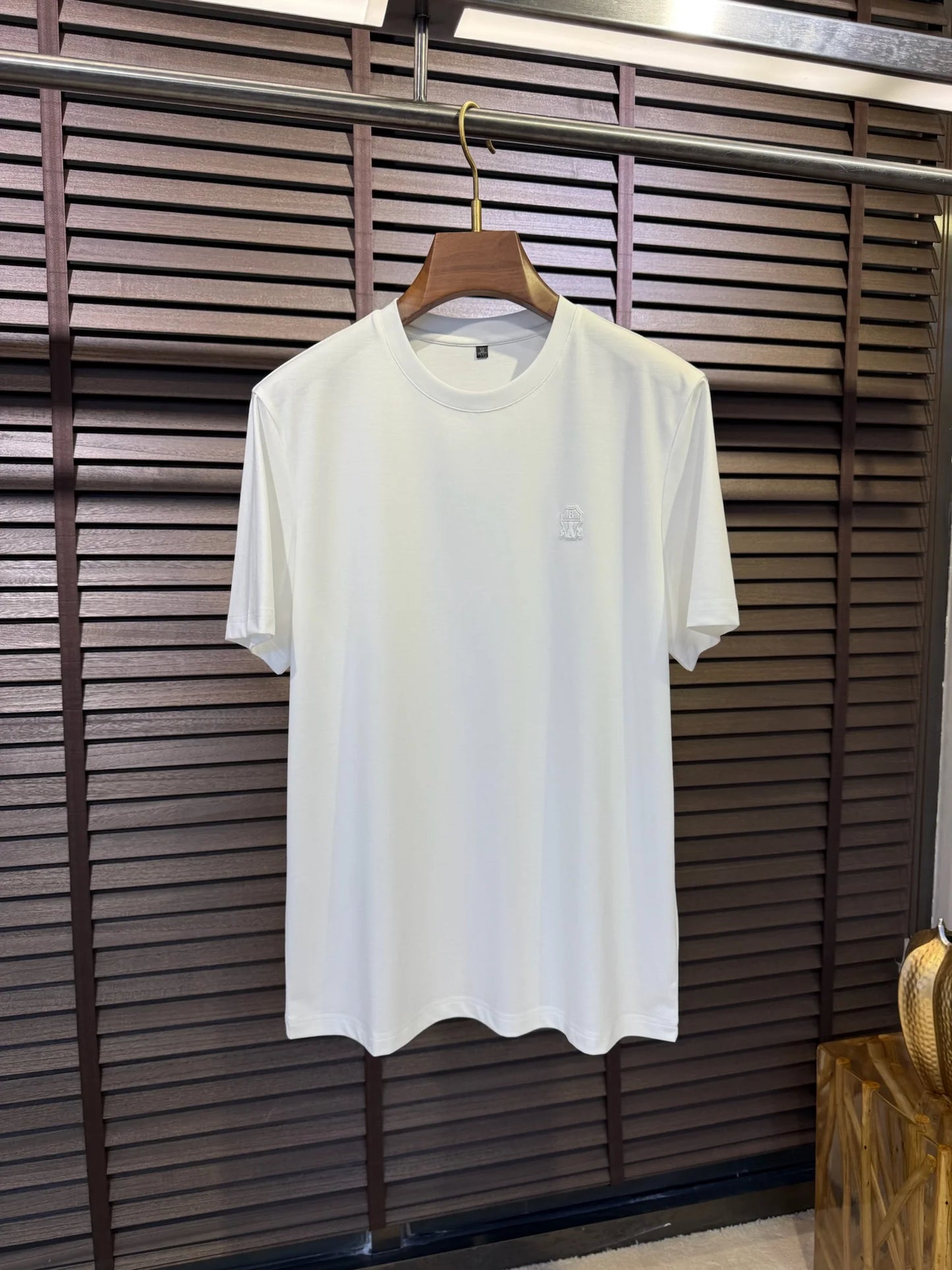 BC Men's Summer New Modal Spandex Breathable Solid Color Fashion Casual Old Money Wind Short Sleeve T-Shirt