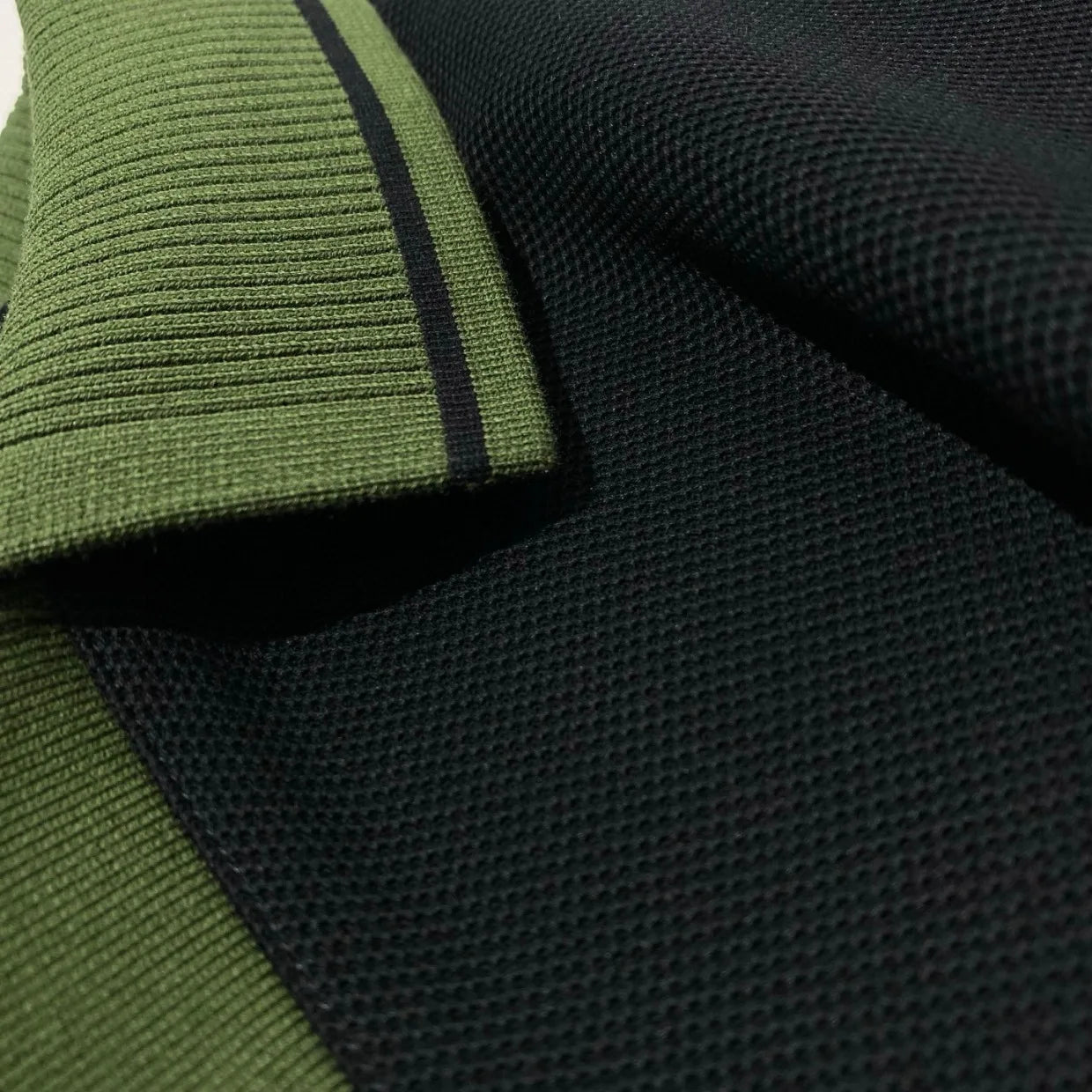 Contrast Color Design Business Casual 100% Cotton High Texture Lapel Short Sleeve T-Shirt Polo Shirt