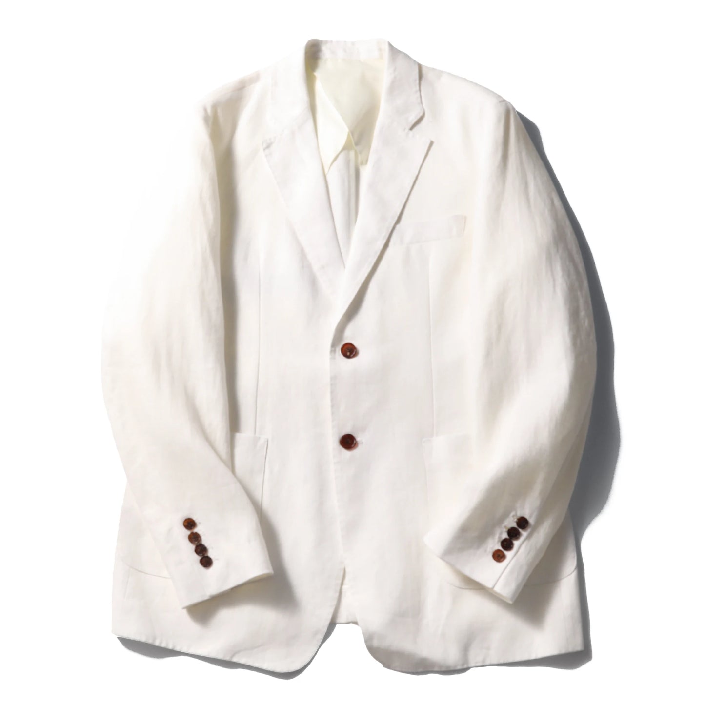 2025 spring and summer new men's high-end 100% pure linen breathable casual suit old money style suit jacket