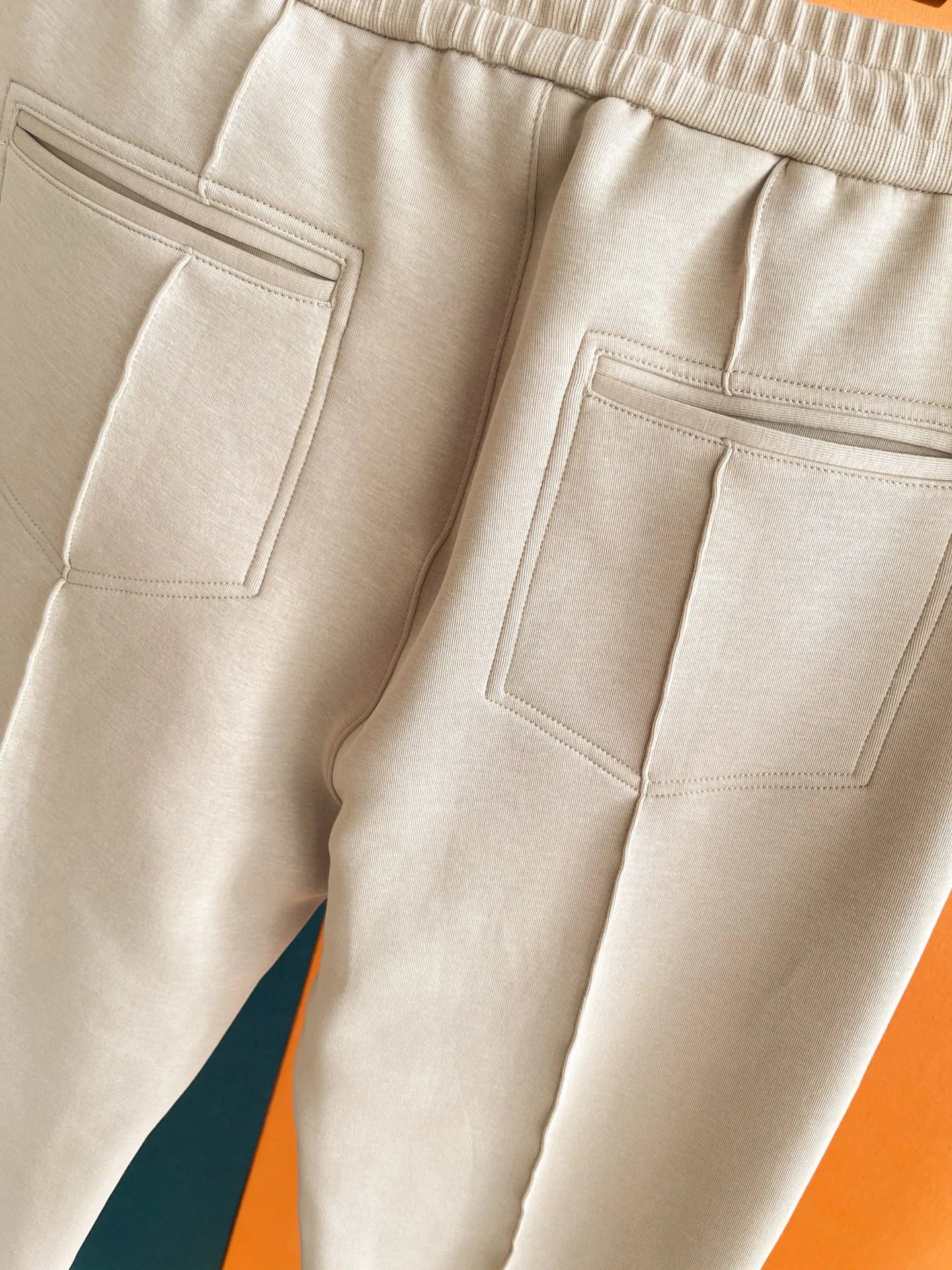 Italy BC old money style men's summer new Tencel space cotton sweatpants solid color business casual pants