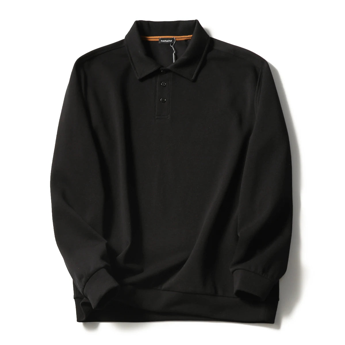 ZZ light mature style spring and autumn new commuter casual knitted polo shirt