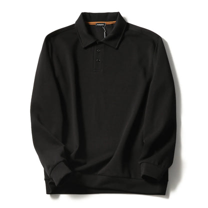 ZZ light mature style spring and autumn new commuter casual knitted polo shirt