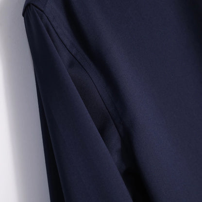 Italian luxury, spring new men's light business drape anti-wrinkle elastic long-sleeved shirt bottoming top