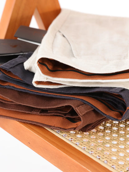 ZZ spring and summer new business casual cool tencel linen blend trousers