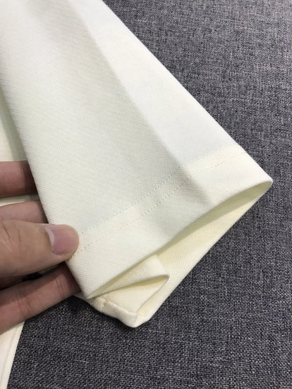 Italian LP old money style light luxury men's summer simple business casual lapel short sleeved polo shirt