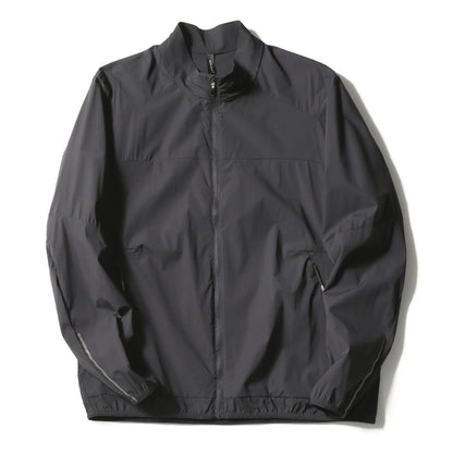 2025 summer new men's outdoor camping travel three-proof sunscreen jacket light breathable stand-up collar jacket
