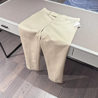 Italian BC vintage style men's 25 summer business simple and versatile straight leg casual trousers