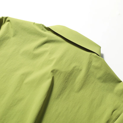 2025 Spring and Autumn New Men's Outdoor Functional Wind City Business Leisure Press Glue Non-ironing Long Sleeve Shirt