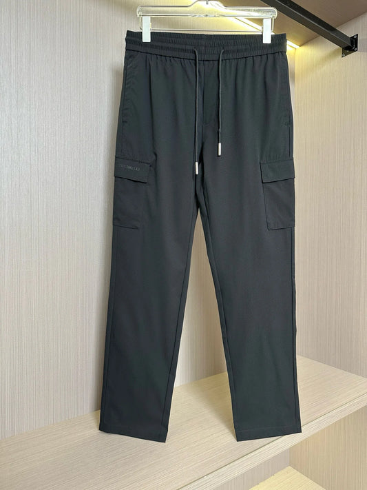 BC men's clothing 25 spring and summer new breathable tooling pockets simple fashion old money wind small straight casual pants
