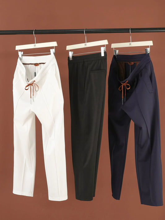 ZZ series 2025 summer new men's outdoor sports trousers Lyocell blended cool skin-friendly casual trousers