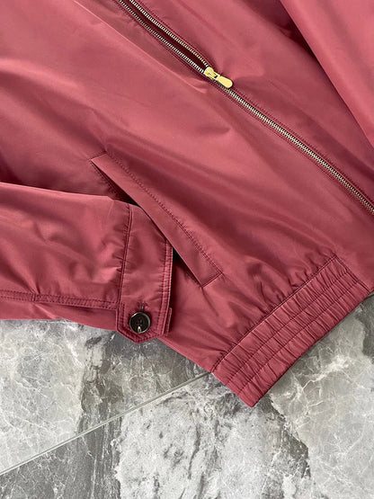 Italy BC men's clothing autumn and winter new fashion casual old money wind Harrington built-in thin cotton thermal jacket