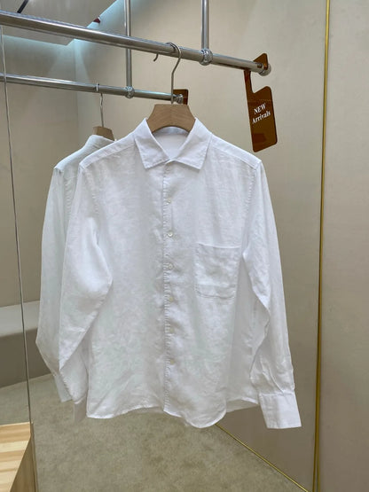 Italian old money style European and American luxury high version 25 summer linen elastic waist straight wide-leg casual pants
