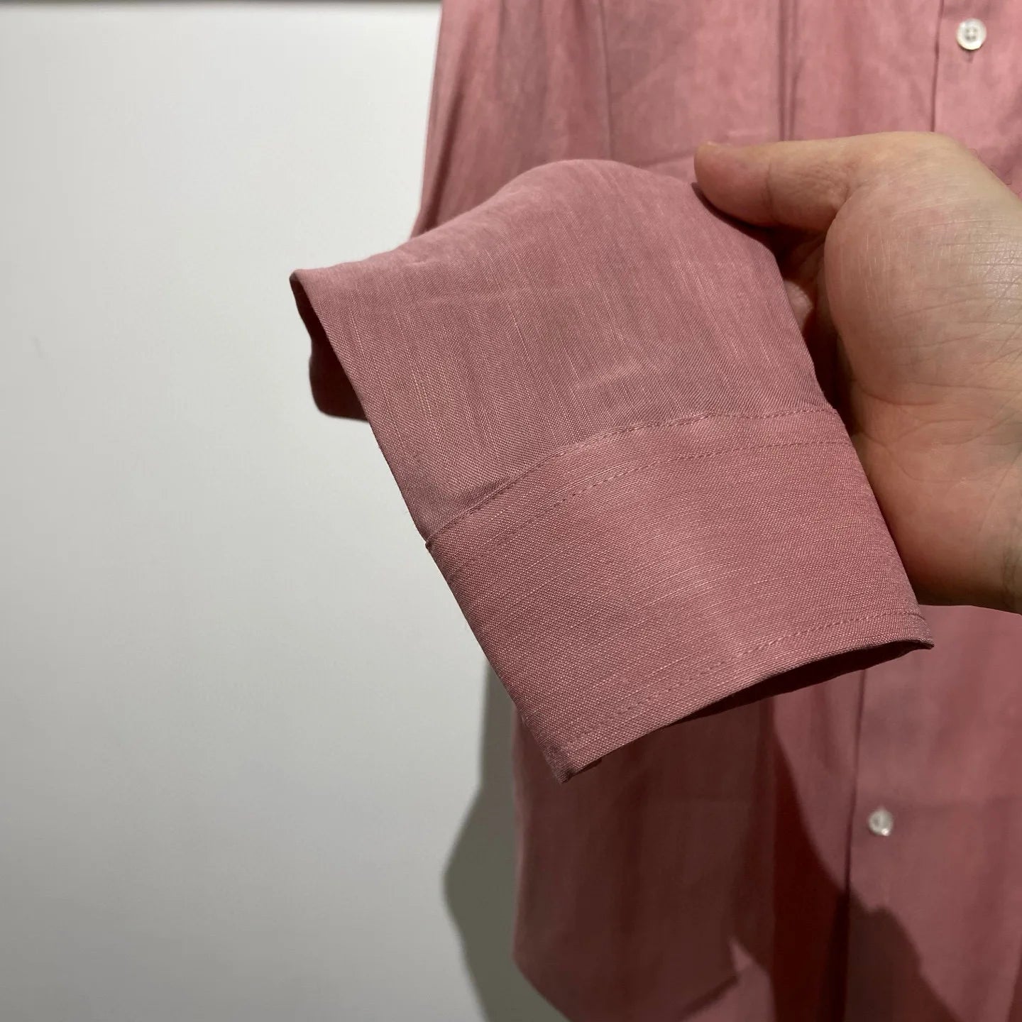 [Pendant elegant temperament] Light luxury Italian versatile, linen Tencel loose business casual long-sleeved shirt