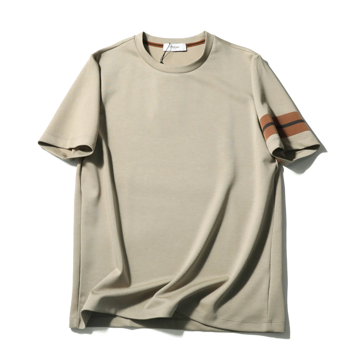 ZZ series 2025 summer new men's outdoor leisure simple modal tencel cotton blended short-sleeved T-shirt