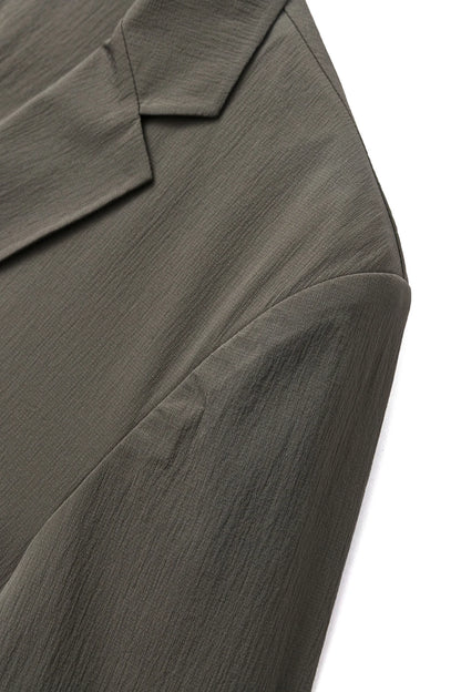 Spring and summer new men's light business leisure high-end urban outdoor breathable three-proof pressure rubber suit