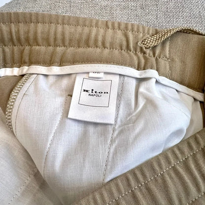 25 summer new kiton chiton men's solid color straight pants solid color simple fashion versatile casual pants trousers