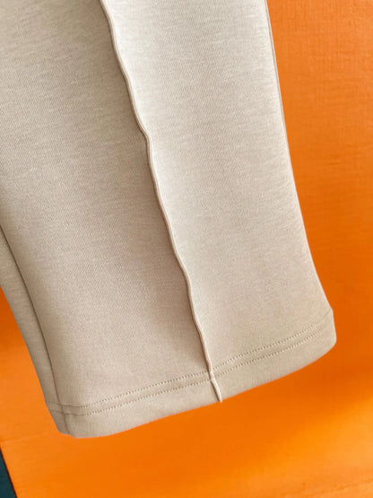 Italy BC old money style men's summer new Tencel space cotton sweatpants solid color business casual pants
