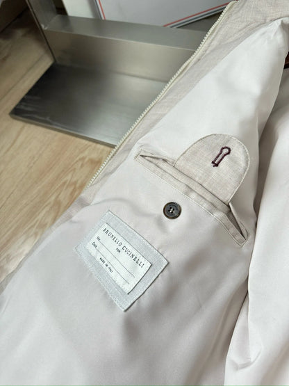 Italian BC men's autumn and winter new fashion casual thick warm stand collar hooded cotton coat thick jacket