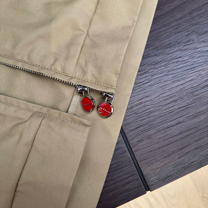 2025 spring new kiton chiton men's long-sleeved flight suit fashion versatile lapel solid color jacket