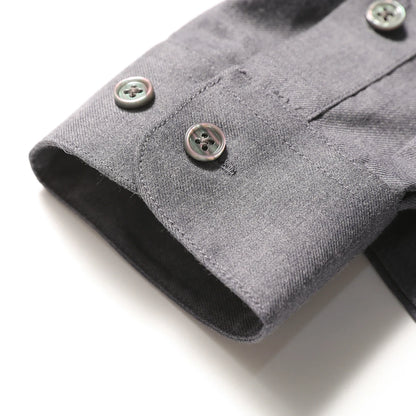 ZZ Italian Luxury, Spring and Autumn Business Casual Long Sleeve Shirt Men's Easy Care Bottom Shirt