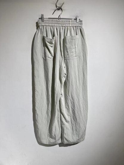 Comfortable and simple, versatile high-grade elastic elastic waist drawstring straight loose casual pants men