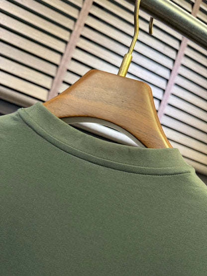 BC Men's Summer New Modal Spandex Breathable Solid Color Fashion Casual Old Money Wind Short Sleeve T-Shirt