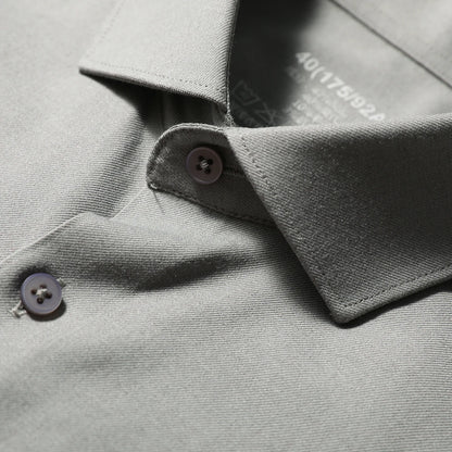Premium old money style, spring and autumn new modal wool blended long-sleeved shirt business casual shirt