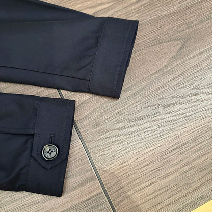 2025 spring new kiton chiton men's long-sleeved flight suit fashion versatile lapel solid color jacket