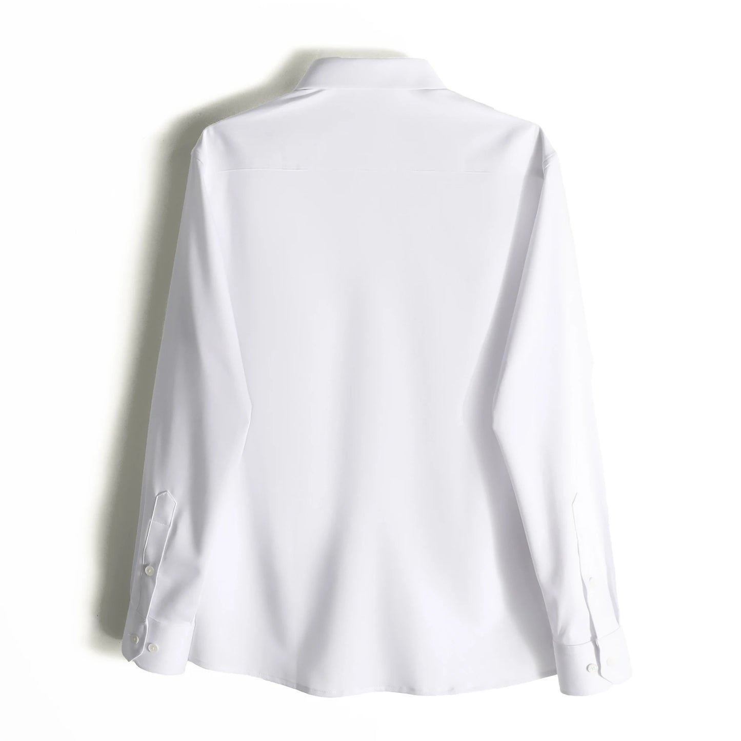 ZZ series 2025 early spring men's light luxury high-end mulberry silk modal blended business casual long-sleeved shirt 9834