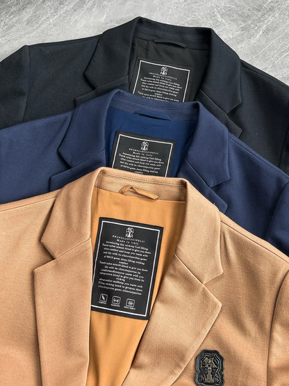 Italy BC men's spring and summer new modal non-ironing anti-wrinkle fashion casual old money style casual suit jacket