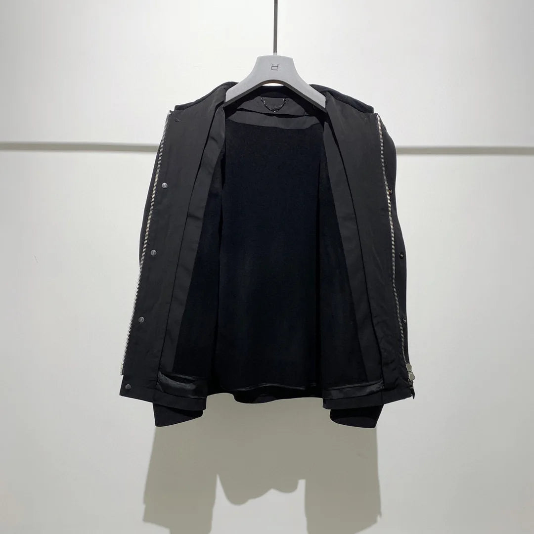 [Wool liner removable] Corduroy retro lapel LP American casual high-end cotton jacket