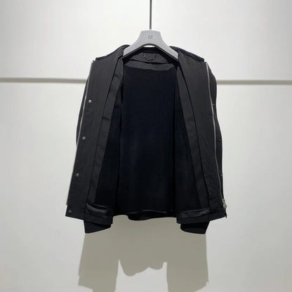 [Wool liner removable] Corduroy retro lapel LP American casual high-end cotton jacket