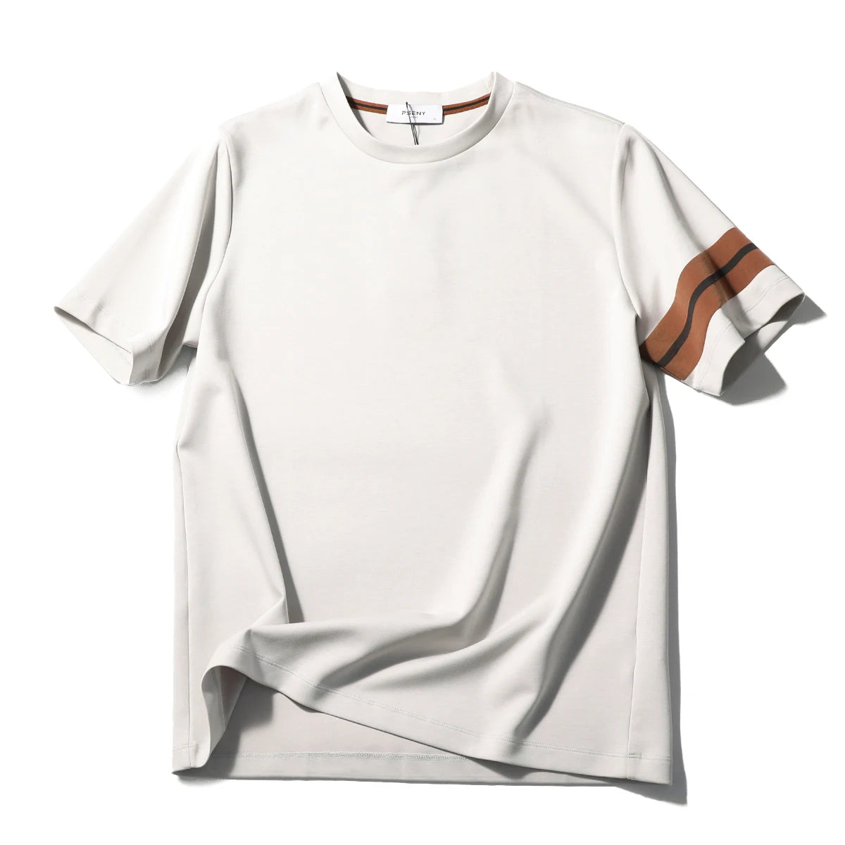 ZZ series 2025 summer new men's outdoor leisure simple modal tencel cotton blended short-sleeved T-shirt