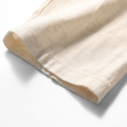 ZZ spring and summer new business casual cool tencel linen blend trousers