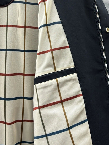 Italian LP old money style men's spring new woven trench coat simple fashion casual old money style jacket