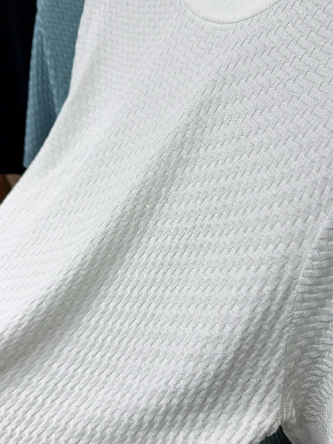Italian LP old money style spring and summer high-quality Lyocell mixed silk round neck knitted shirt T-shirt
