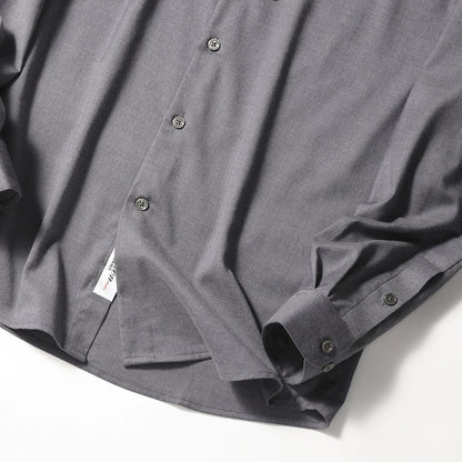ZZ Italian Luxury, Spring and Autumn Business Casual Long Sleeve Shirt Men's Easy Care Bottom Shirt