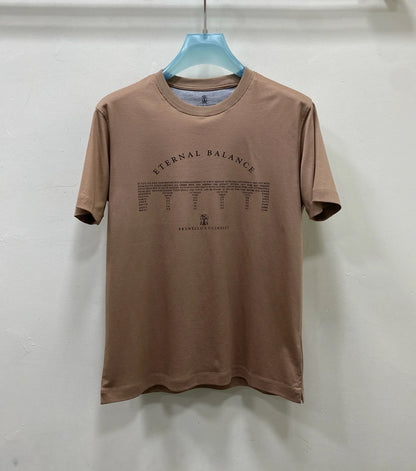 Italian BC men's clothing, summer new long-staple cotton breathable simple fashion casual round neck short-sleeved T-shirt