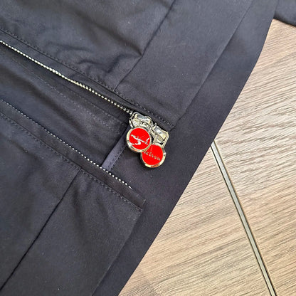 2025 spring new kiton chiton men's long-sleeved flight suit fashion versatile lapel solid color jacket