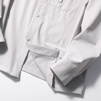 Spring and summer new men's leisure urban functional wind outdoor long-sleeved shirt breathable four-sided elastic shirt
