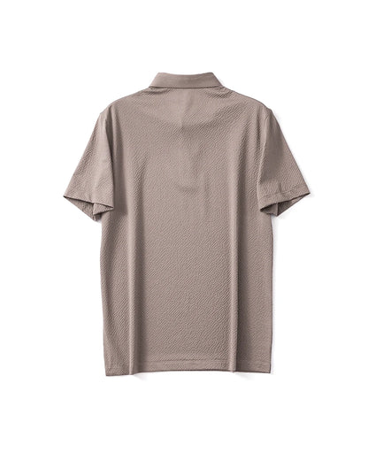 Coolmax Cool Sense Technology Summer New Business and Leisure Breathable Quick Drying Short Sleeve Anti Wrinkle Polo Shirt