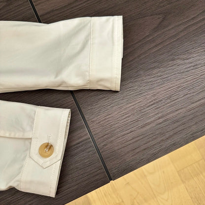 2025 spring new kiton chiton men's long-sleeved flight suit fashion versatile lapel solid color jacket