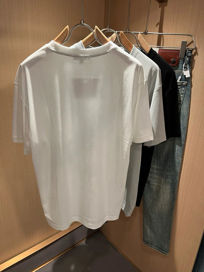 BC Men's Clothing 25 Summer New Cotton Sweat-absorbing Breathable Fashion Casual Old Money Wind Crew Neck Short Sleeve T-Shirt