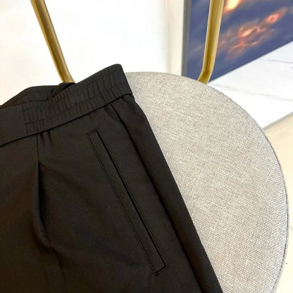 25 summer new kiton chiton men's solid color straight pants solid color simple fashion versatile casual pants trousers