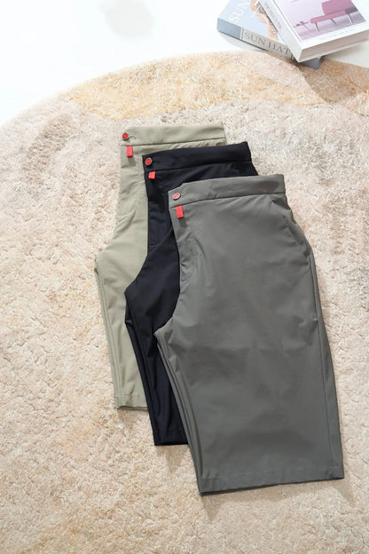 Italian Kiton old money style high version 25 summer six minute straight leg casual quick drying shorts