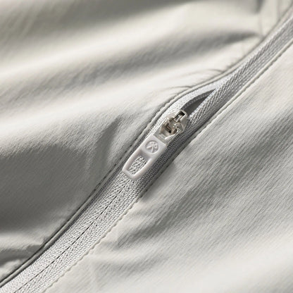 2025 summer new men's outdoor camping travel three-proof sunscreen jacket light breathable stand-up collar jacket
