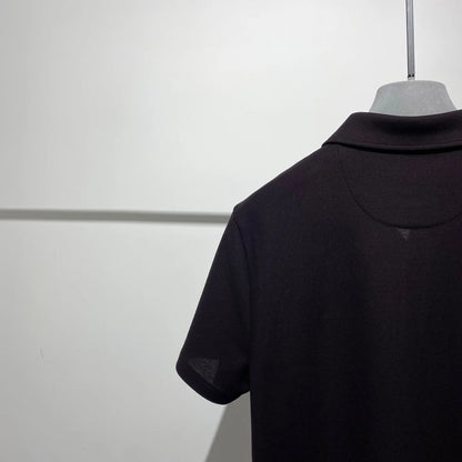 Low-key high-end sense, business casual high-end cotton lapel short-sleeved T-shirt polo shirt