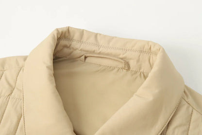 Torick light fabric urban business casual lightweight thin wool cotton lapel jacket cotton coat